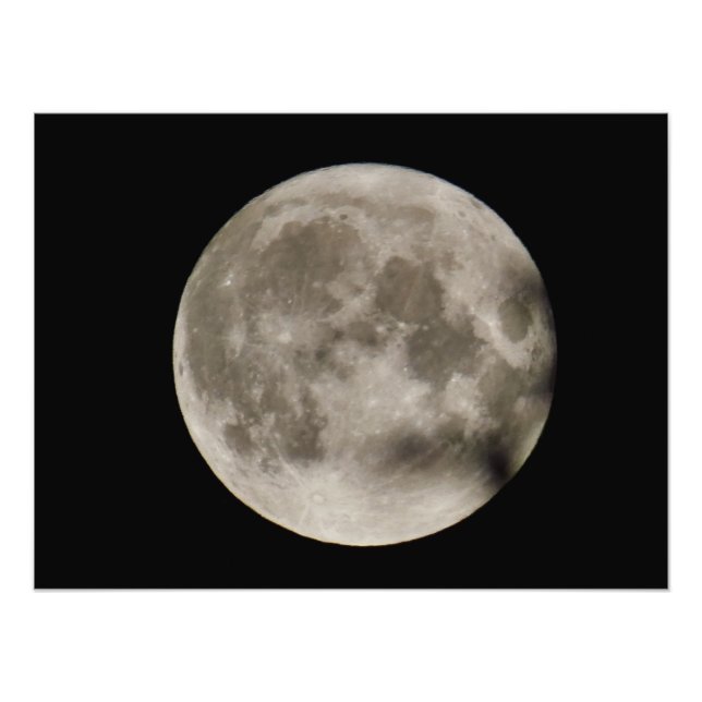 Harvest Full Moon  Photo Print (Front)