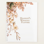 Harvest Garland Script Elegant Fall Wedding Name Planner<br><div class="desc">Such a beautiful simple elegant wedding planner.  Great for a fall season wedding. Personalize with your name.</div>