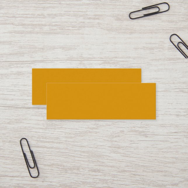Harvest Gold Mini Business Card (Front/Back In Situ)