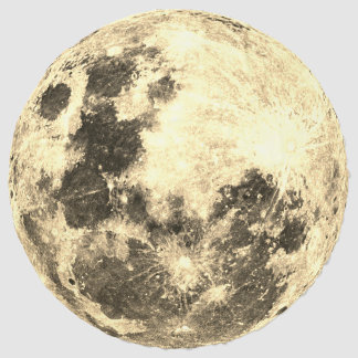 Harvest Gold Moon of Earth in Space Beach Towel