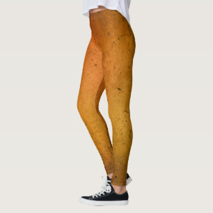 Harvest Gold Solid Plain Color Leggings