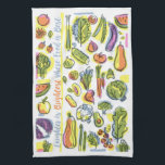 Harvest Hand Towel<br><div class="desc">Laughter is brightest where food is best</div>