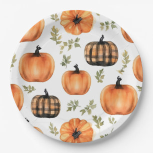 Harvest Harmony Paper Plates