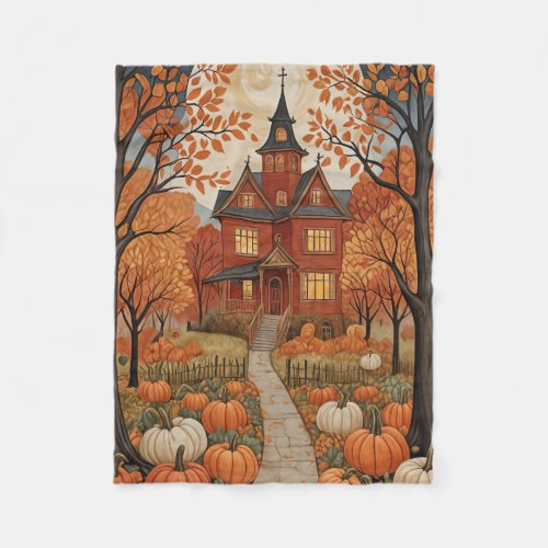 Harvest Haunt Fleece Blanket