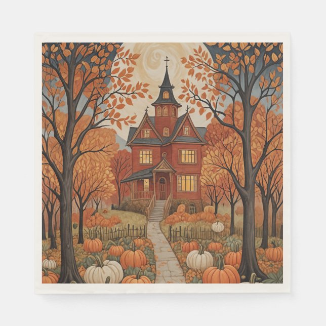 Harvest Haunt Napkins (Front)