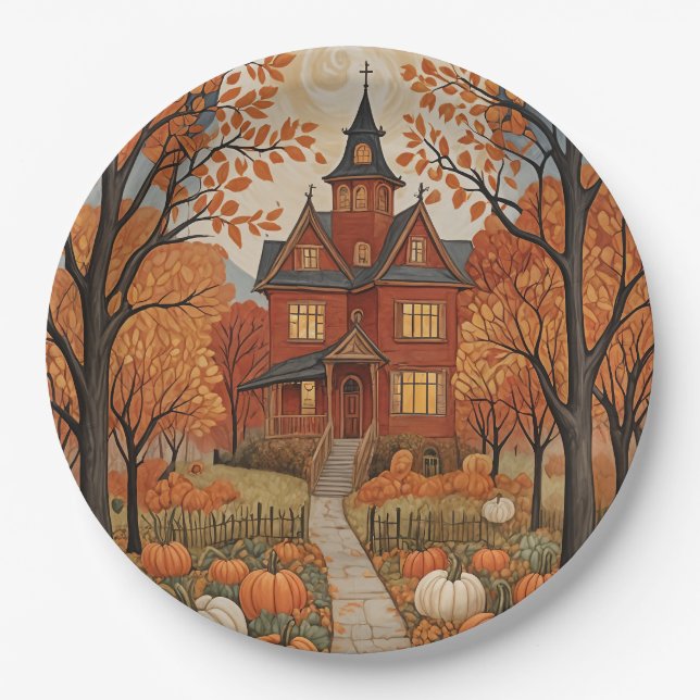 Harvest Haunt Paper Plates (Front)