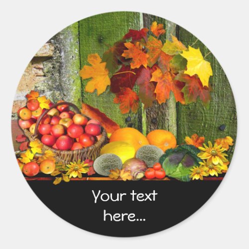 Harvest Home    Round Sticker