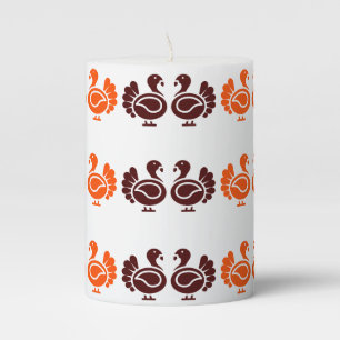 Harvest Hues Thanksgiving Pillar Candle