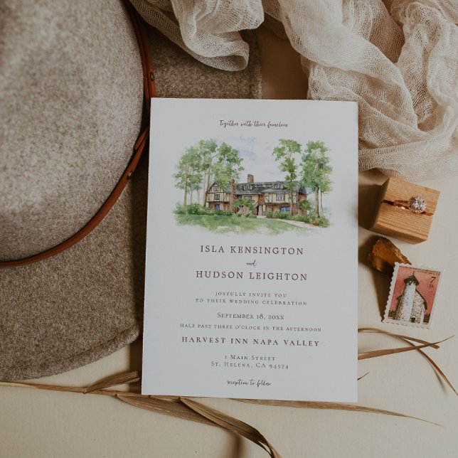 Harvest Inn Napa Valley Wedding Invitation (Creator Uploaded)