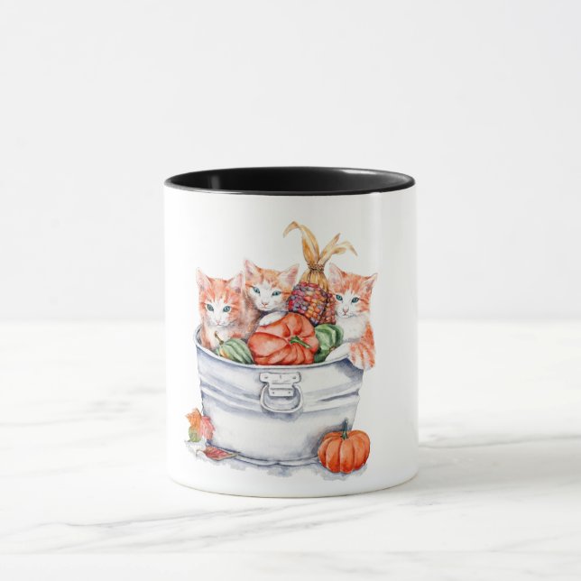 Harvest Kittens Mug (Center)