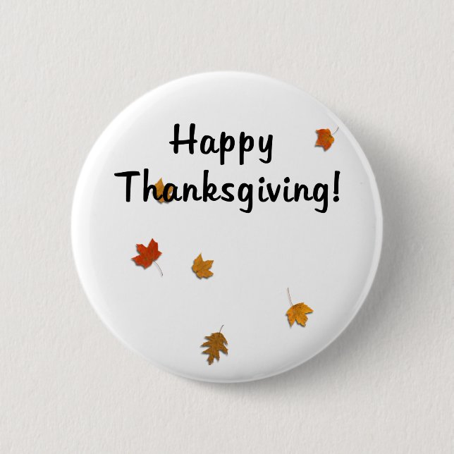 Harvest Leaves Button (Front)