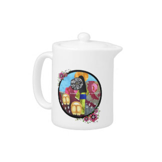 HARVEST MOONDANCE chow Teapot