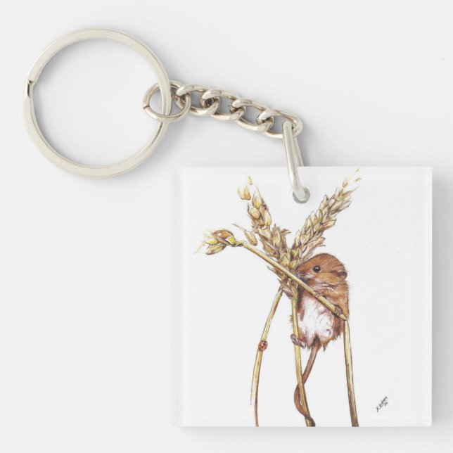 Harvest Mouse. Keychain (Front)