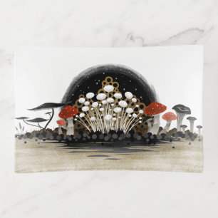 Harvest Mushroom Line Trinket Tray