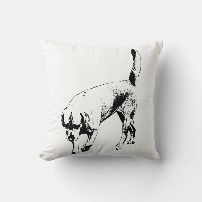 Harvest Night Stroll Throw Pillow (Front)