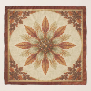 Harvest Ochre & Madder Russet Botanical Scarf