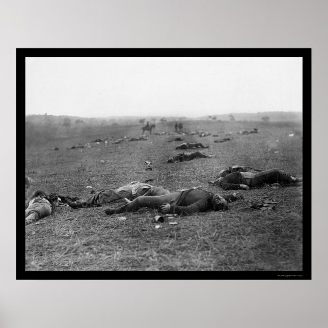 Harvest of Death at Gettysburg, PA 1863 Poster (Front)