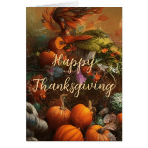 Harvest of Gratitude Personalize Thanksgiving Cards