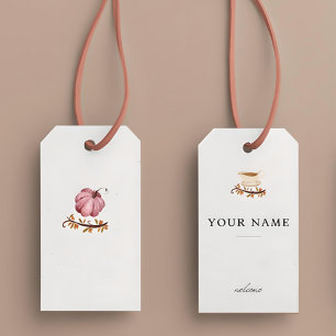 Harvest of Hearts: Personalized Name Cards Gift Ta Gift Tags