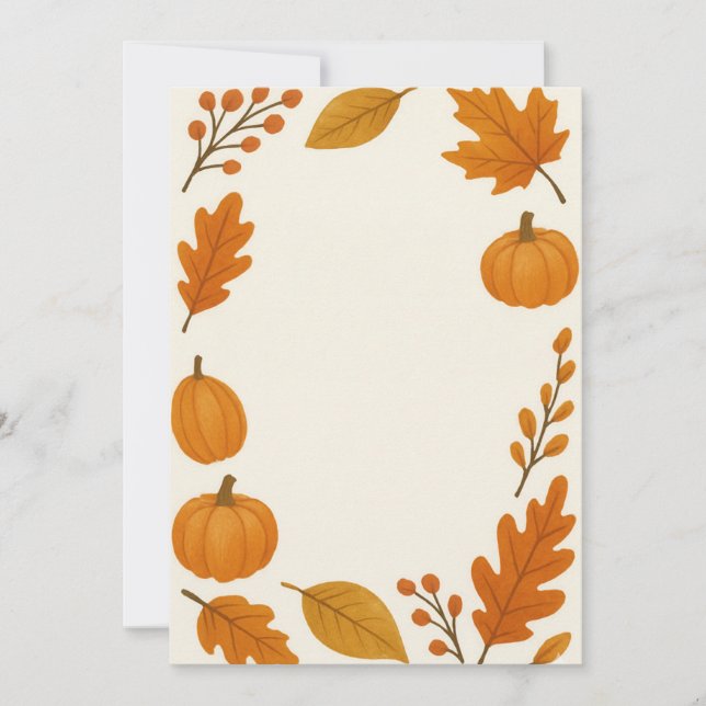 Harvest of Love Invitation (Front)