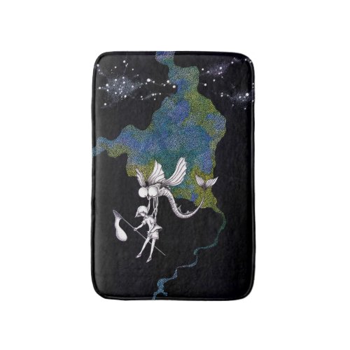 Harvest on a summer night. bath mat
