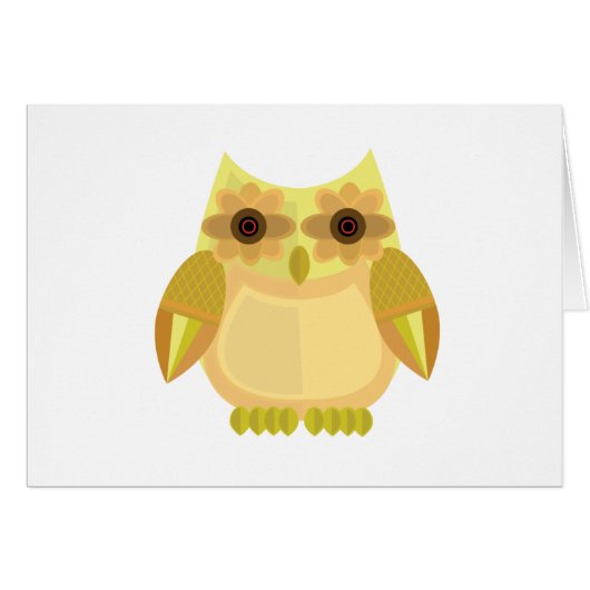 Harvest Owl - Yellow (Front Horizontal)