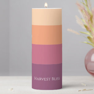 Harvest Palette- Pillar Candle