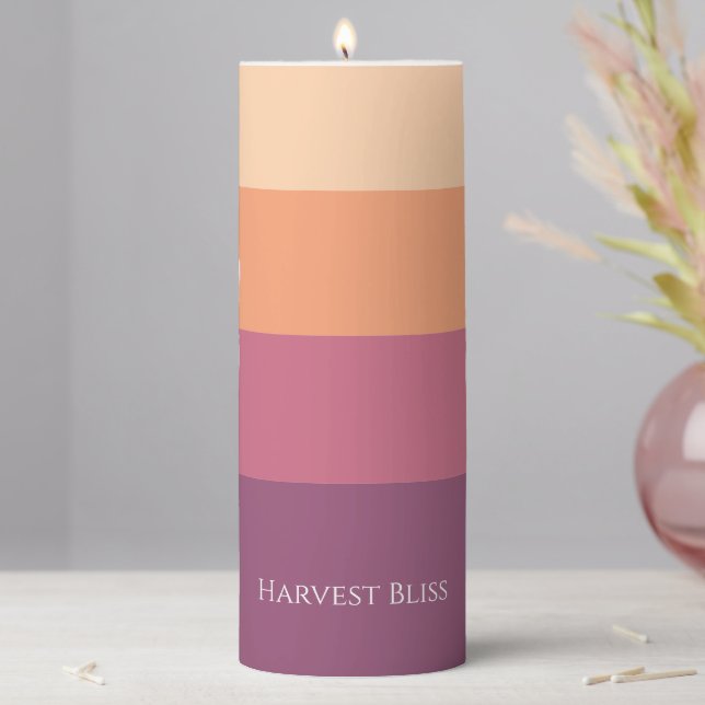 Harvest Palette- Pillar Candle (In Situ)