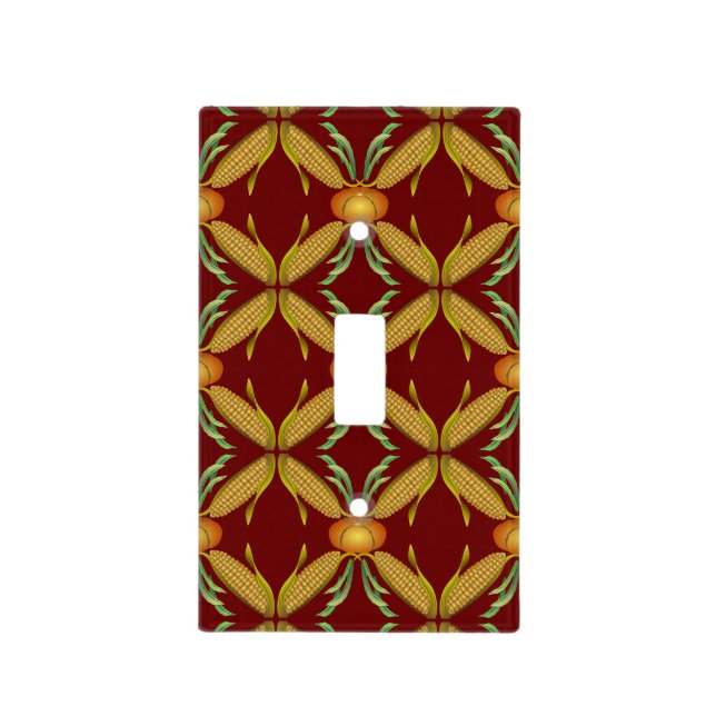 Harvest Pattern - Three Sisters Light Switch Cover (Front)