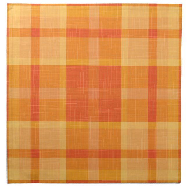 Harvest Plaid Cloth Napkins (Front)