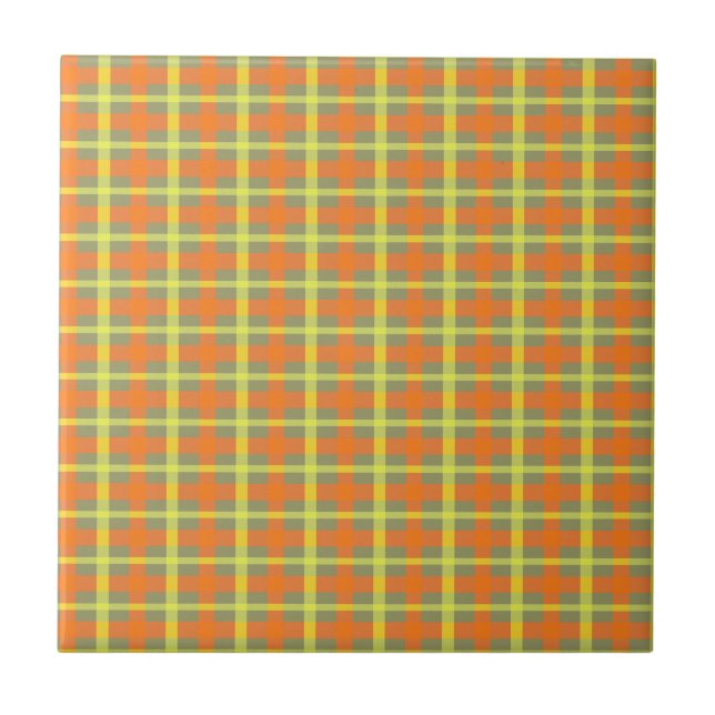 Harvest Plaid Tile (Front)