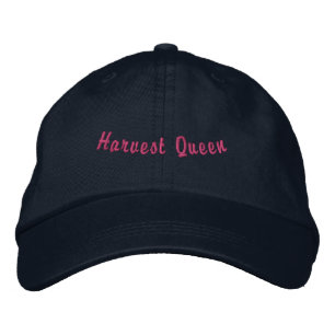 Harvest Queen Navy Celebrate Countryside Charm-Hat Embroidered Baseball Cap