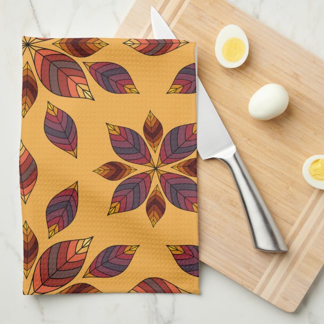 Harvest Rosette Kitchen Towel (Quarter Fold)