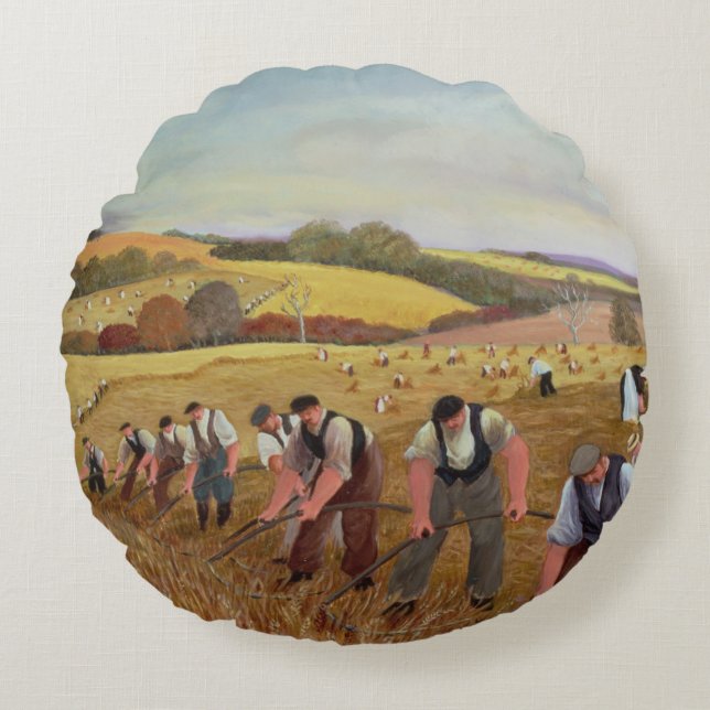 Harvest Round Pillow (Front)