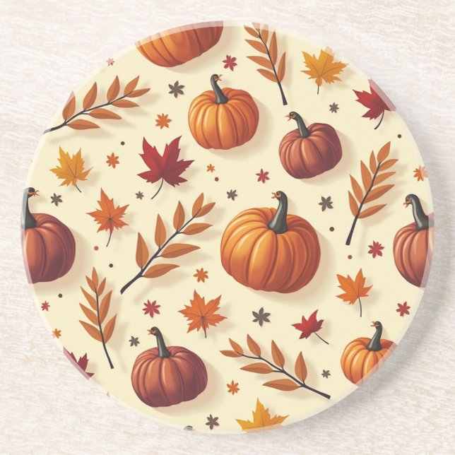 Harvest Sandstone Coaster (Front)