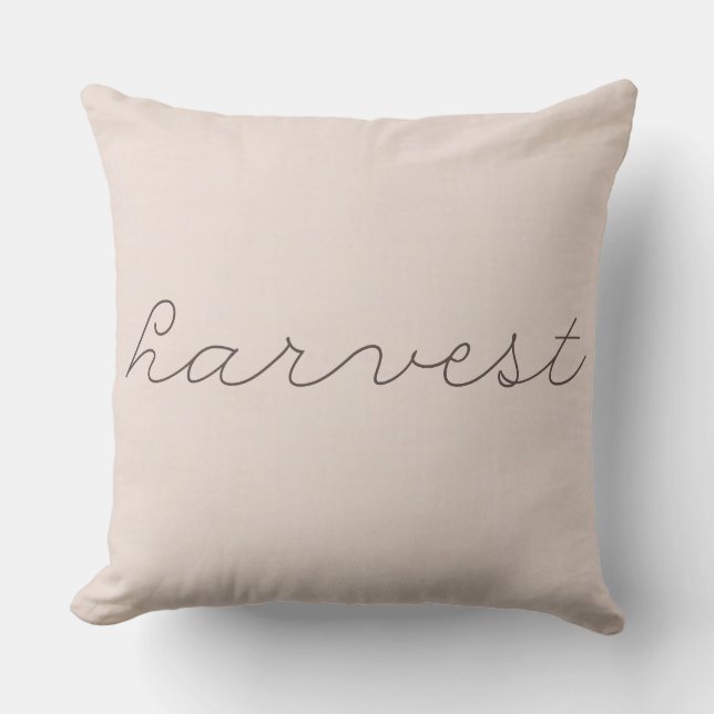 Harvest Seasonal Throw Pillow (Front)