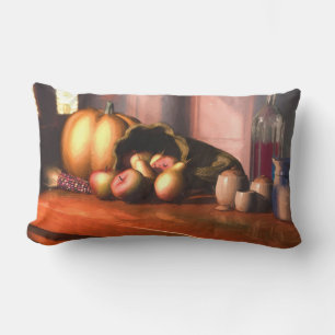 Harvest Still Life Lumbar Pillow