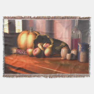 Harvest Still Life Throw Blanket
