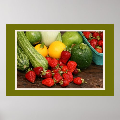 Harvest Summer Vegetables Print