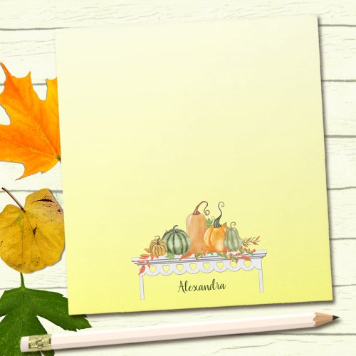 Harvest Table Blessings Notepad