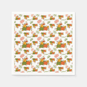 Harvest Thanksgiving Paper Napkins