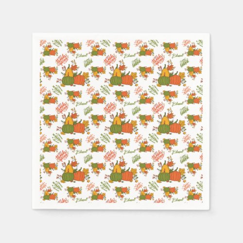 Harvest Thanksgiving Paper Napkins