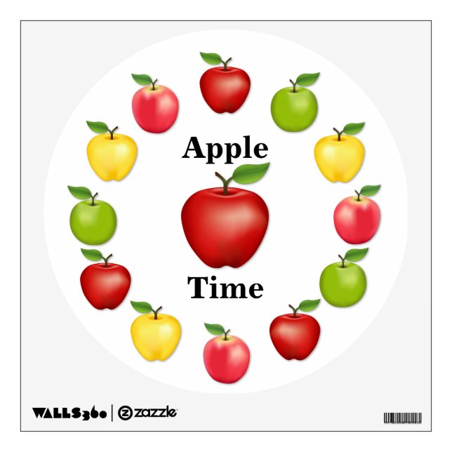 Harvest Time Apple Wall Sticker (Front)