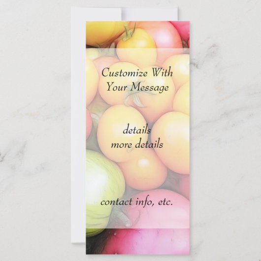 Harvest Time - Tomatoes! (Back)