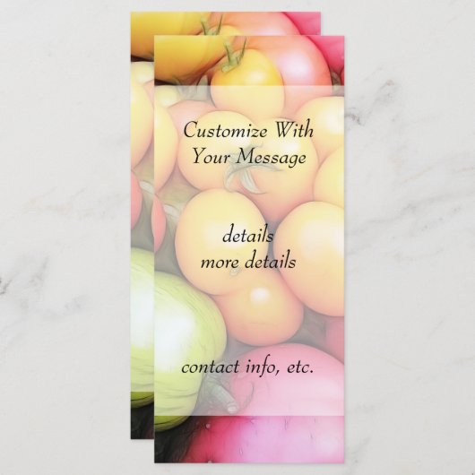 Harvest Time - Tomatoes! (Front/Back)