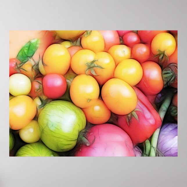 Harvest Time - Tomatoes! Poster (Front)