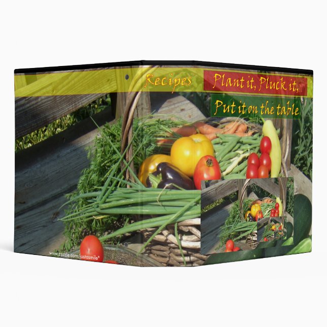 Harvest to Table 3 Ring Binder (Background)