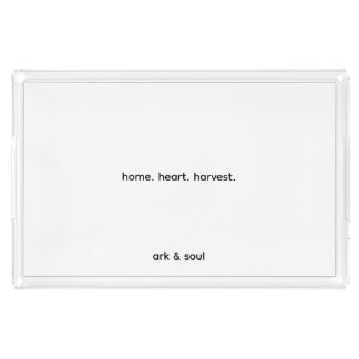 Harvest Tray. Acrylic Tray