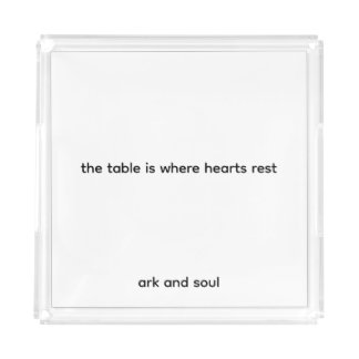Harvest Tray. Acrylic Tray