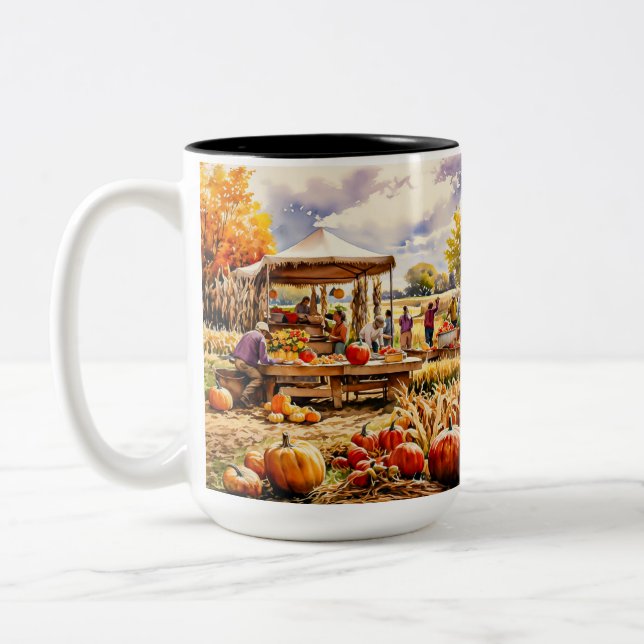 Harvest Two-Tone Coffee Mug (Left)